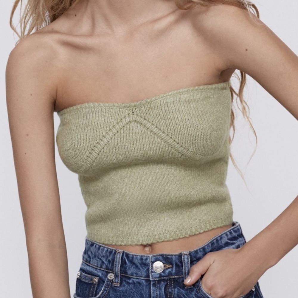 Sage Green Zara Sweater corset